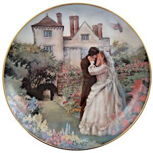THE WEDDING by Rob Sauber 1985 CURATOR Collection #6672B Collector Plate